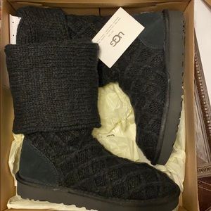 Black UGG boots
